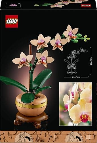 LEGO Botanicals Mini Orchid - Artificial Flowers Building Set for Adults - Indoor Plant w/a Terracotta Style Flowerpot - Home Decor Gift for Women - Valentine's Day Treat - 10343 thumbnail 12