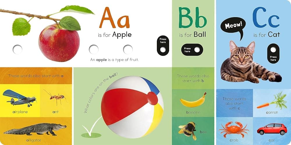 Noisy ABC: A Noisy Introduction to First Words with 26 Spoken Words (My First) thumbnail 2