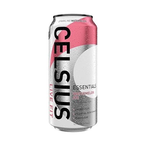 CELSIUS ESSENTIALS™ Sparkling Watermelon Ice, Sugar Free Performance Energy Drink, 16 Fl Oz (Pack of 12) thumbnail 5