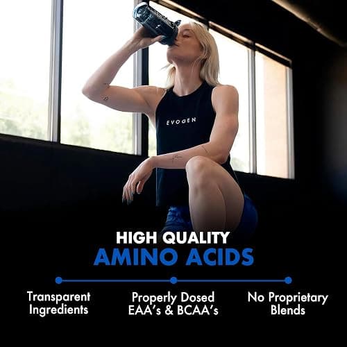 Evogen Amino K.E.M. - EAA & BCAA Powder Pump Volumizer | BCAAs Amino Acids Supplement for Blood Flow, Muscle Growth, & Hydration | Citrus Candy | 30 Servings thumbnail 4