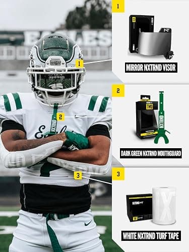 Nxtrnd TRF Turf Tape Football, Extra Wide Kinesiology Tape, Protects from Turf Burn (White) thumbnail 3