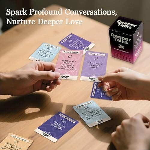 Taxhtext Couples Games - 160 Game Cards for Couples to Build Deeper Connection, Relationship Conversation Starters for Christmas Date Night Game, Romantic, Valentines Gifts for Him & Her thumbnail 2
