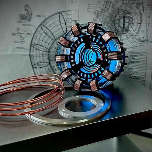 Arc Reactor Light, Rechargeable Superhero Lamp, Multi-Color Cute Table Decor, Gift for Him, Iron Tony Has A Heart(Touch/Remote) thumbnail 6