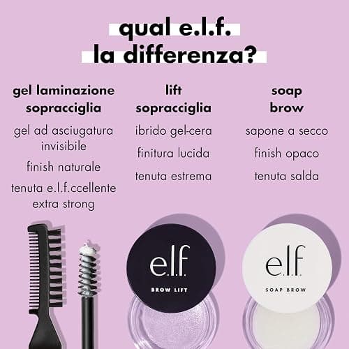 e.l.f. Brow Laminating Gel, Strong-Hold, Clear-Drying & Water-Resistant Brow Gel Creates Laminated Brows, Comb & Sculpt Brows, Vegan & Cruelty-free thumbnail 7