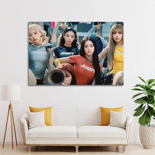 JIANGDANPPBEM Blackpink Poster DecoMotif Poster Dekorieren Sie Ihren Raum, definieren Sie Ihren Stil, 30 x 45 cm, ungerahmt, 6 thumbnail 3