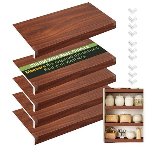 Wire Rack Covers, 32*12 Inch Shelf Covers for wire Shelving, Easy to Cut Closet Wires Shelf Cover-0.31 inch Thick(Not Wood) Moisture Resistant Durable Shelves Cover, Easy Install for Pantry, Kitchen - Image 1