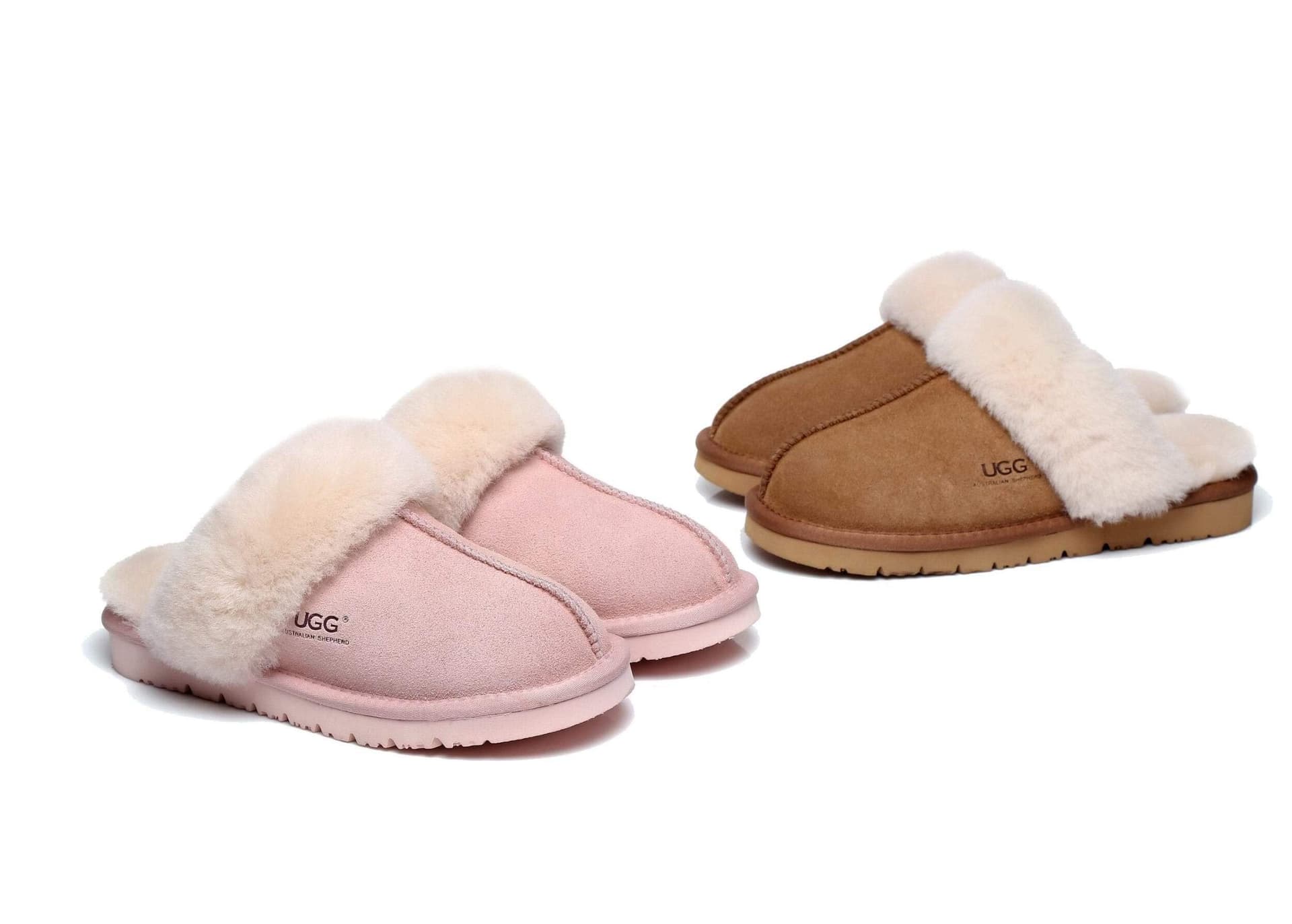 UGG Slippers Women Australian Premium Soft Sheepskin Wool Winter Slippers Thick Sole Muffin thumbnail 6