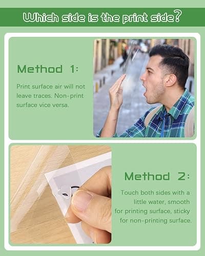 Weliu Transparency Sheets for Inkjet Printers, Clear Acetate Sheets | 30 Sheets 8.5" X 11", Inkjet Transparency Film & Transparency Paper for Overhead Projectors thumbnail 6