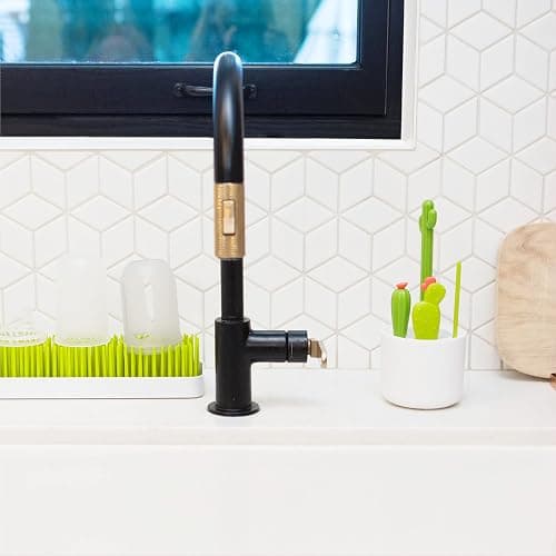 Boon Cacti Bottle Cleaning Brush Set - Includes Bottle Brush, Nipple Brush, Detail Brush, and Straw Brush - Baby Bottle Brush Set for Bottle Drying Rack - Baby Essentials - 4 Count thumbnail 2