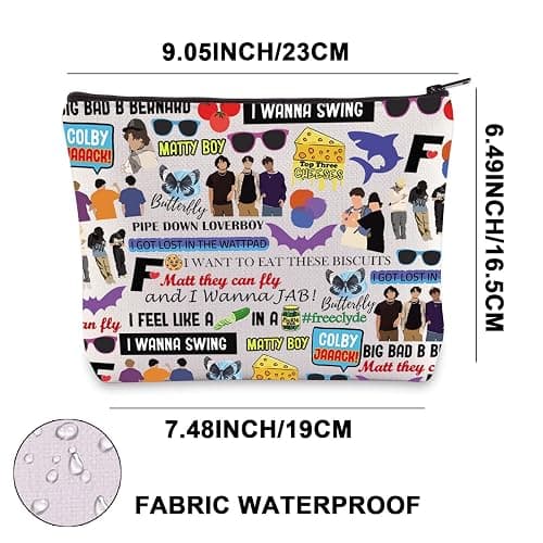 JNIAP Channel Video Makeup Bag Channel Video Gifts Team Orange Purple Blue Gifts Channel Video Merch (wanna swing mb) thumbnail 3