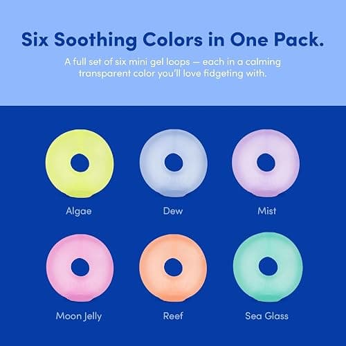 Speks Mini Gump Loop Gel-Filled Stress Balls | Ultra Soft Squishy Fidget Toy for Adults & Teens | Stress Relief & Desk Toy thumbnail 6