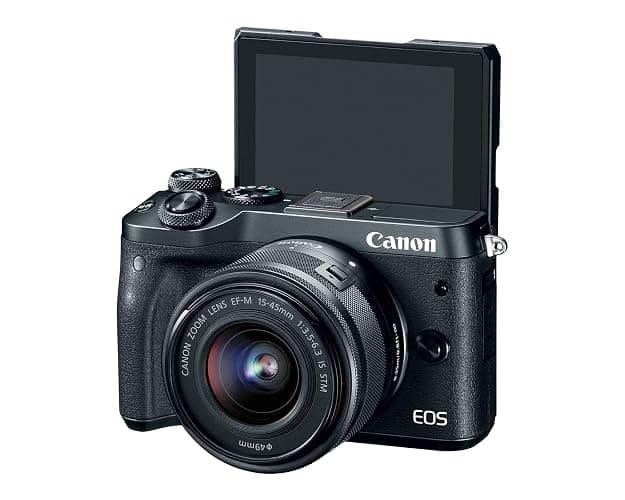 Canon EOS M6 (Black) EF-M 15-45mm f/3.5-6.3 is STM Lens Kit (Renewed) thumbnail 2