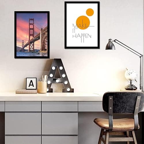 ijuerybai Black 8x12 Picture Frame Set of 3, High Transparent Frame for 8 By 12 Photo Collage Canvas Poster Size Wall Mount and Tabletop Horizontally Vertically (Black, 8 x 12 inches) thumbnail 2