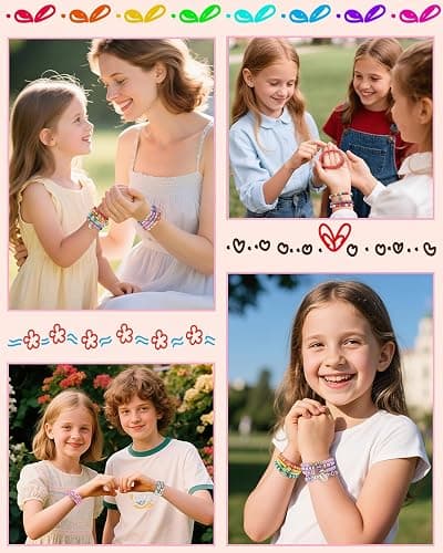 LovelyMoon Bracelet Making Kit 5000 Pcs Clay Beads Flat Preppy Beads for Friendship Jewelry Making Polymer Heishi Beads with Charms Gifts for Teen Girls Crafts for Girls Ages 6 7 8 9 10 11 12 thumbnail 4