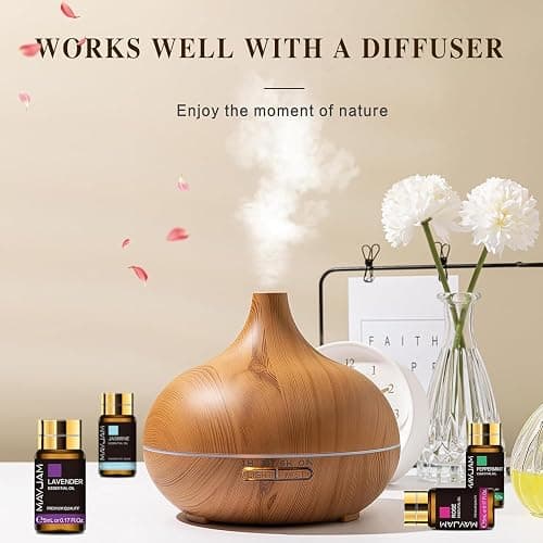 MAYJAM Tea Tree 20 Pcs Pure Essential Oil Gift Set, for Diffuser, Humidifiers, Skin Care, Massage, Fragrance Oil Scent for DIY Candle and Soap Making, Gift for Friend (5ML) thumbnail 4