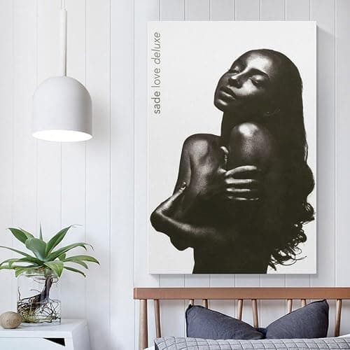 CXYUART - Sade Love Deluxe Album Cover Canvas Art Print Music Poster, 12x18 Inch, Unframed, Living Room, Bedroom, Kitchen, Office Decor thumbnail 4