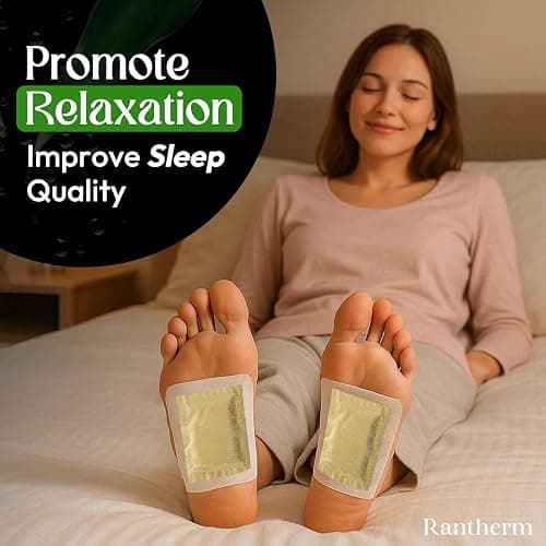 Foot Pads Patches for Deep Cleansing: Bamboo Wood Vinegar Ginger Feet Pads, 14 Packs thumbnail 2