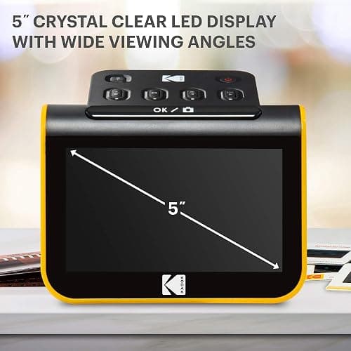 KODAK Slide N SCAN Film & Slide Scanner Digitizer with 5” LCD Screen, Quickly Convert Negatives & Slides to Digital 22MP JPEG Photos, Compatible with 135, 126 and 110 Film & Slides thumbnail 2