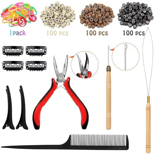 Hair Tinsel Kit (48 Inch, 24 Colors, 6000 strands), Tinsel Hair Extensions with Tools, Heat Resistant Glitter Hair Tinsel Kit for Women Hair Accessories thumbnail 2