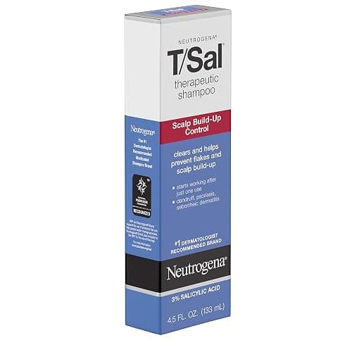 Neutrogena T/Sal Therapeutic Shampoo for Scalp Build-Up Control with Salicylic Acid, Scalp Treatment for Dandruff, Scalp Psoriasis & Seborrheic Dermatitis Relief, 4.5 fl. oz (Pack of 4) thumbnail 9
