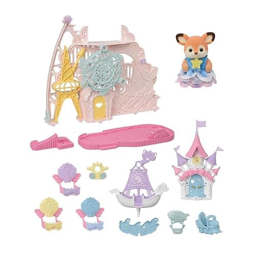 Calico Critters Baby Dream Amusement Park, Dollhouse Playset with 1 Collectible Doll Figure thumbnail 9