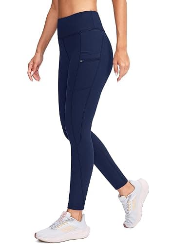 G Gradual Women's Fleece Lined Winter Leggings with Pockets Water Resistant High Waisted Thermal Warm Pants Running Hiking thumbnail 2