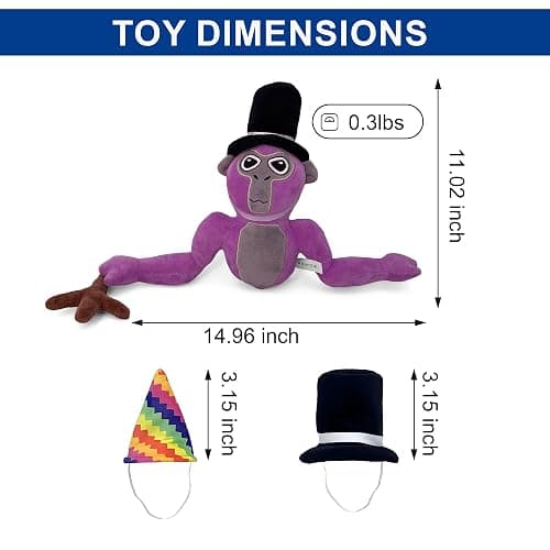 Gorilla Tag Plush (Purple) thumbnail 3