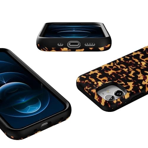 Casely iPhone 12 Mini Case | Shell Shocked | Tortoise Print | Compatible with MagSafe | Bold Protective Design thumbnail 3