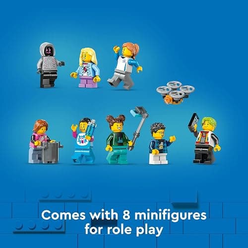 LEGO City Robot World Roller Coaster Building Set - Kids Engineering Toy with Posable Mech Suit for Boys & Girls, Ages 8+ - Gift Ideas for Christmas - 60421 thumbnail 6