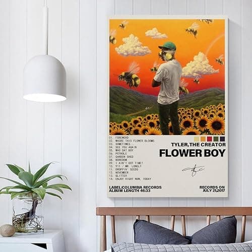 Terp Tyler The Creator Flower Boy Music Album Cover Poster - Gift for Friend, Bedroom Living Room Decor, Modern Aesthetic Unframed 12x18inch (30x45cm) thumbnail 5