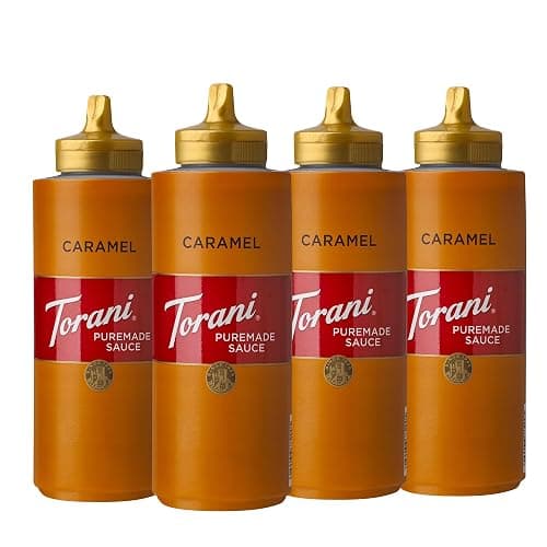 Torani Puremade Sauce, Caramel, 16.5 Ounces(Pack of 4) - Image 1