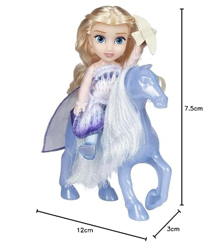 Disney Frozen Elsa Doll Petite Snow Queen & Water Nokk Horse Gift Set thumbnail 2