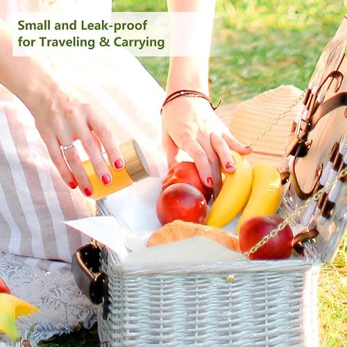 BPFY 12 Pack 2oz Glass Shot Bottles with Caps, 60ml Borosilicate Glass Juice Shot Bottles, Dishwasher & Freezer Safe, Reusable Wellness Ginger Shot Glass with Lids for juicing ginger shots thumbnail 6