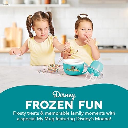 Disney Dash My Mug Ice Cream Maker - Makes Single Serving of Gelato, Frozen Yogurt, Sorbet & More - Easy to Clean & Use - Moana, 1 Bowl thumbnail 4