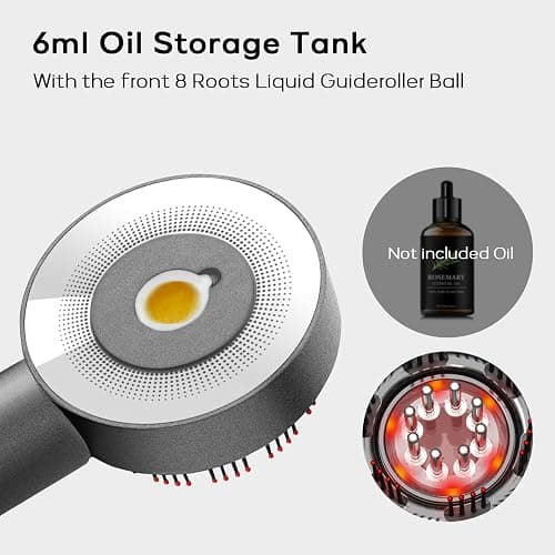 MACNJO 3-in-1 Hair Scalp Massager - Oil Applicator Scalp Care Brush, Portable for Men & Women, IPX6 Waterproof thumbnail 5