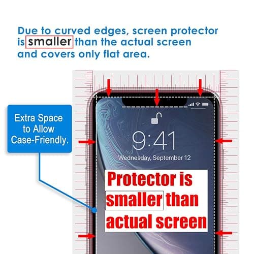 4youquality [4-Pack Screen Protector for iPhone 11 and iPhone XR 6.1-Inch, Tempered Glass Film, [LifetimeSupport][Anti-Scratch][Anti-Shatter] thumbnail 4