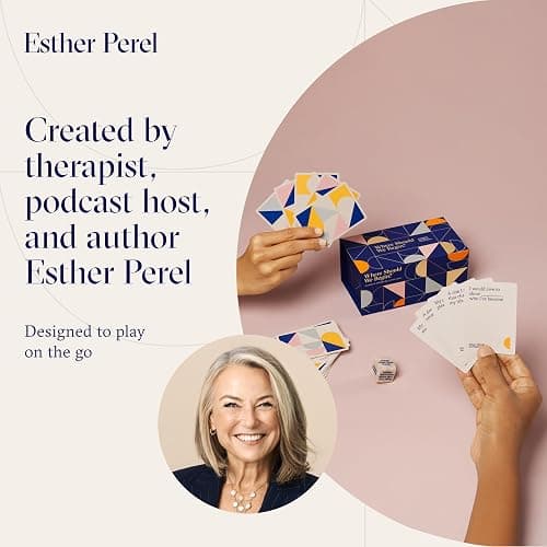 ESTHER PEREL Where Should We Begin? A Game of Stories - Conversation Cards for Friends & Partners - Interactive Couples Game with 200 Prompt Cards - 2-6 Player - Card Games for Couples & Date Night thumbnail 2