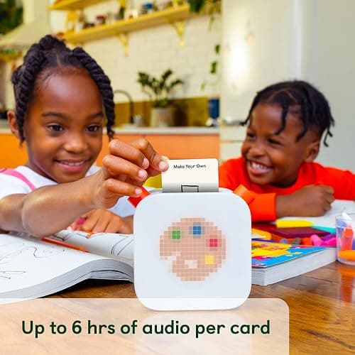 Yoto Make Your Own Cards – 5 Blank Audio Cards for Use with Kids Yoto Player & Mini Bluetooth Speaker, Play Audiobook Stories Music Radio Podcasts Learning Activities, Fun Gift for Children All Ages thumbnail 2