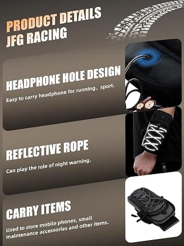 JFG RACING Frame Battery Bag for E Dirt Bike,Motorcycle Front Cover Storage for Electric Dirtbike Tutti Soleil 01/Surron Light Ultra Hyper Bee/E Ride Pro S SS SR/Talaria MX3 MX4 MX5 Ebike-Black thumbnail 4