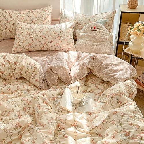 Beige Pink Bedsheet thumbnail 5