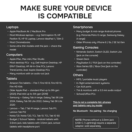 ARTIX CL750 Wired Headphones with Mic — Noise Isolating On-Ear Headphones for Computer and Laptop Wired, Plug in Corded Headphone with Wire (Foldable, Aux Jack 3.5mm) thumbnail 7