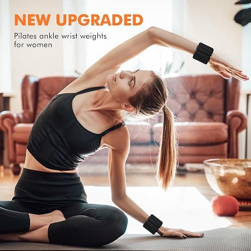 Wrist Weights, Ankle Weights for Women Men, Adjustable Wrist Weighted Bracelet for Home Gym Workout, Running, Yoga, Exercise, Strength Training thumbnail 4
