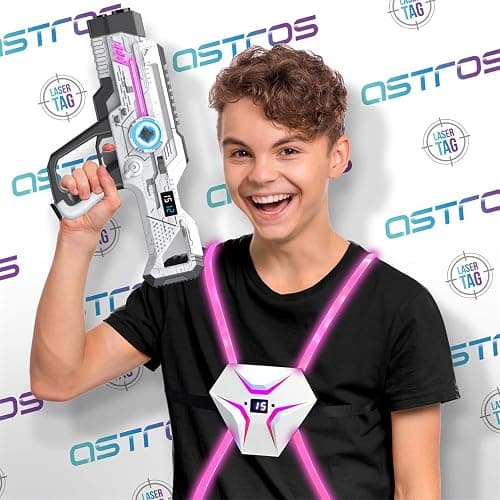 Laser Tag Rechargeable, Lazer Tag Game Set of 2 for Kids Indoor & Outdoor Play, Gift Ideas for Kids Teens and Adults, Cool Toys for Teenage Ages 8 9 10 11 12+Year Old Boy & Girls thumbnail 7