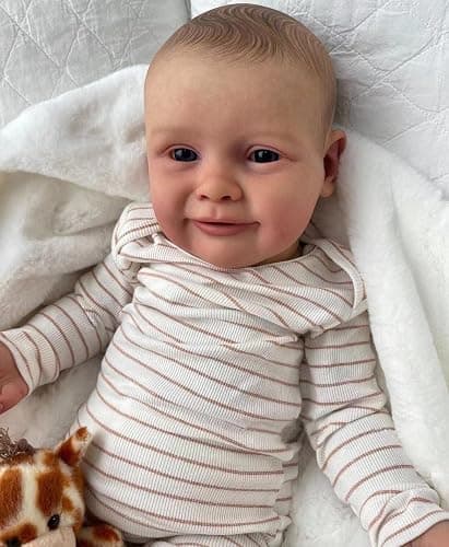iCradle Lifelike Reborn Baby Dolls 26Inch 68cm Baby Boys Soft Realistic Silicone Newborn Baby Dolls Real Life Weighted Body Vinyl Doll Toy for Kids Age 3+ thumbnail 3