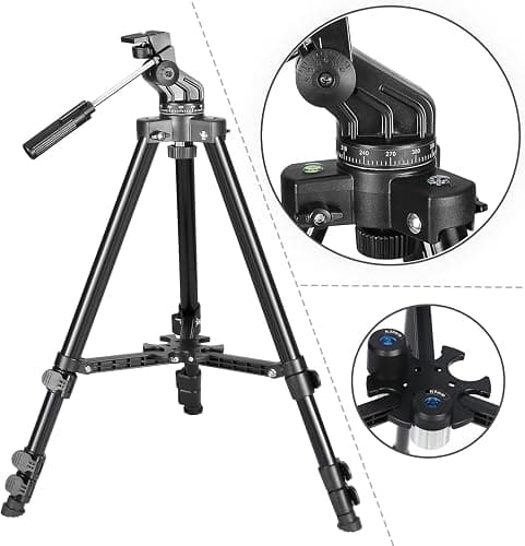 Télescope astronomique pour Adultes, télescope réfractif de 600mm d'ouverture de 80mm pour Enfants et débutants, Jumelles pour Adultes, télescope de Voyage Portable Compact avec Sac à Dos (White) thumbnail 7