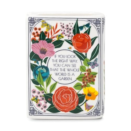 Steel Mill & Co. Ceramic Book Shaped Candle, The Secret Garden | Novelty Book Theme Scented Candle, 5 oz Candle with Notes of Jasmine and Cedarwood, Unique Gift and Home Decor thumbnail 3