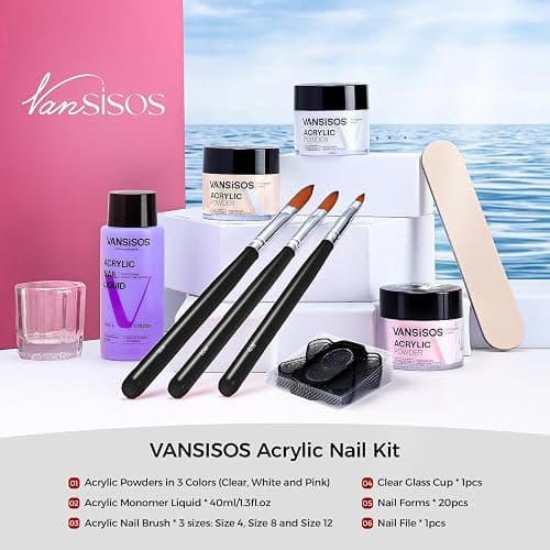 VANSISOS Professional Acrylic Nail Kit: Acrylic Set for Beginners with Everything for Nail Extensions thumbnail 2