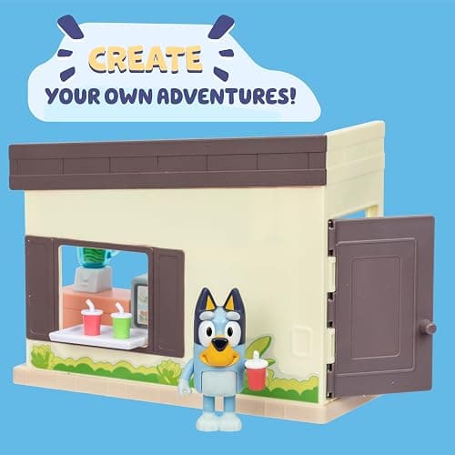 Bluey Juice Bar Toy Playset Figures, Pretend Play Toys for Toddlers 3-5, Kids Kitchen Playset with Accessories, No Batteries Required - Juice Bar thumbnail 4