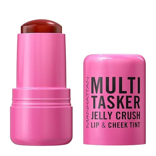 MANHATTAN Multi-Tasker Jelly Crush Blush and Lip Stain, feuchtigkeitsspendender Blush und Lip Stain mit Himbeerduft leichte Formel, Fb. 200 Pink Sublime, 8,5 g thumbnail 2