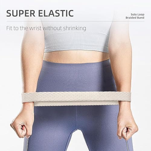 Mastten 4 Pack Bracelets Compatible avec Bracelet Apple Watch 40mm 41mm 38mm 42mm pour Femmes Hommes, Bracelet Sport en Nylon Tressé pour iWatch SE2 SE 11 10 9 8 7 6 5 4 3 2 1 Ultra thumbnail 4